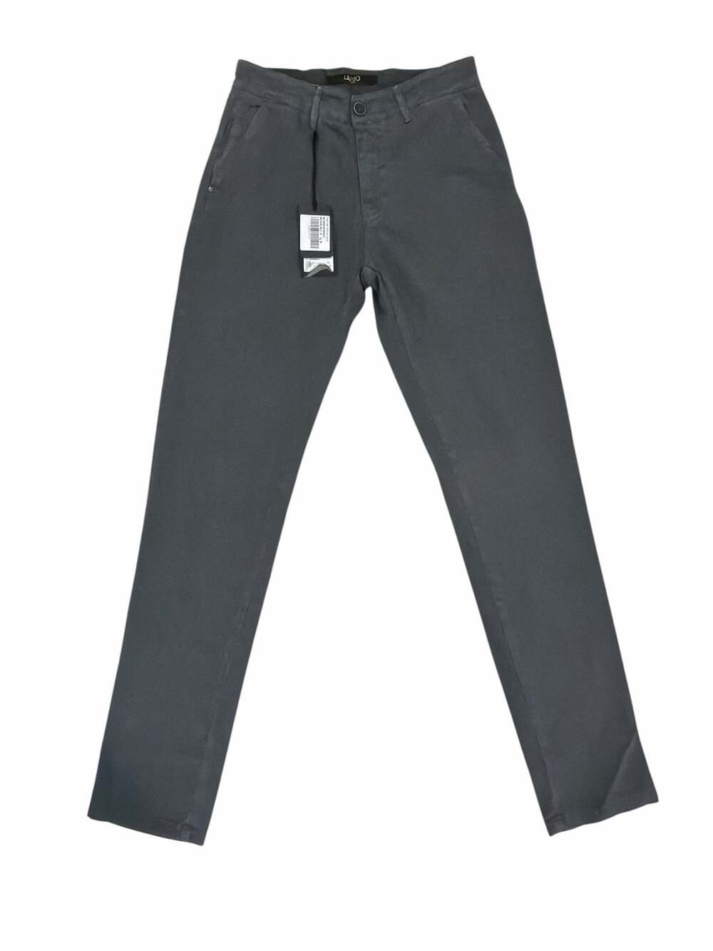 Liu Jo Uomo Slim Chino Pants Size 42 / 28 Charcoal Gray NWT Italian Designer